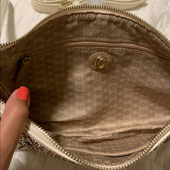(NWOT) Embellished Faux Leather Clutch/Purse - Picture 4 of 6